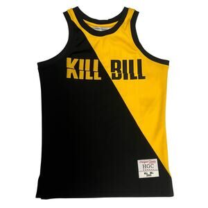 NWT Headgear Classics Kill Bill Black and Yellow Embroidered Jersey Size Medium